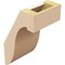 Ekena Millwork 5-inch W x 6-inch D x 10-inch H Del Monte Rough Cedar Woodgrain TimberThane Knee Brace, Primed BRCUR05X06X10DELRCPR - alternate 5